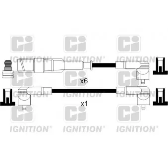 QUINTON HAZELL XC838 - Kit de câbles d'allumage