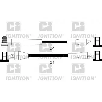 QUINTON HAZELL XC846 - Kit de câbles d'allumage
