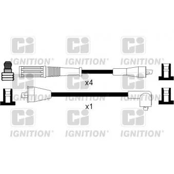 QUINTON HAZELL XC852 - Kit de câbles d'allumage