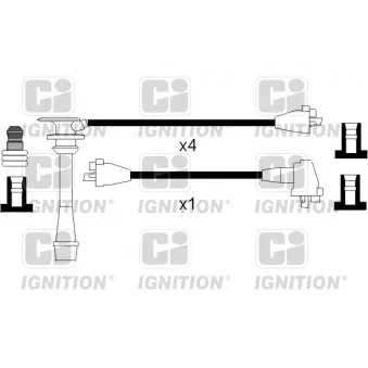 QUINTON HAZELL XC861 - Kit de câbles d'allumage