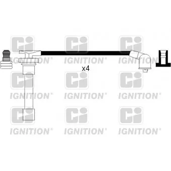 Kit de câbles d'allumage QUINTON HAZELL XC869