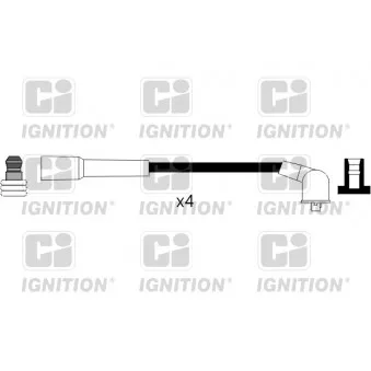 QUINTON HAZELL XC876 - Kit de câbles d'allumage