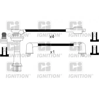QUINTON HAZELL XC877 - Kit de câbles d'allumage