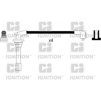 QUINTON HAZELL XC879 - Kit de câbles d'allumage