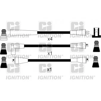 QUINTON HAZELL XC885 - Kit de câbles d'allumage