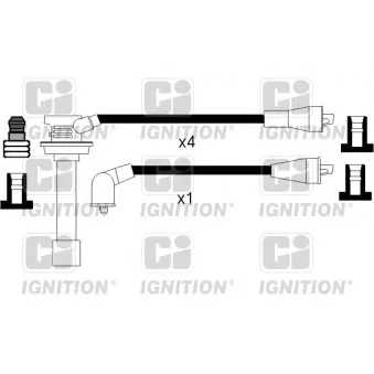 Kit de câbles d'allumage QUINTON HAZELL XC896