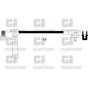 Kit de câbles d'allumage QUINTON HAZELL OEM 1004431