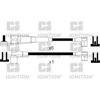 QUINTON HAZELL XC901 - Kit de câbles d'allumage