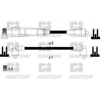 QUINTON HAZELL XC905 - Kit de câbles d'allumage