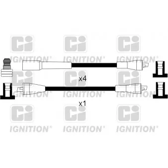 QUINTON HAZELL XC912 - Kit de câbles d'allumage