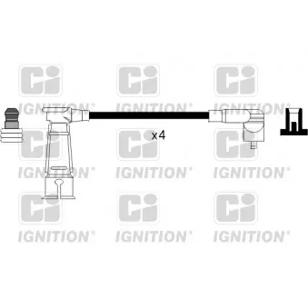 QUINTON HAZELL XC914 - Kit de câbles d'allumage