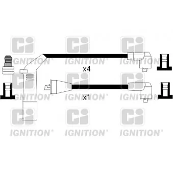 Kit de câbles d'allumage QUINTON HAZELL OEM 2750102a00