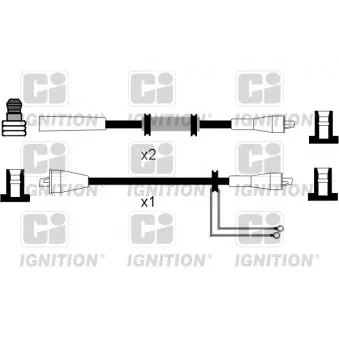 Kit de câbles d'allumage QUINTON HAZELL XC929