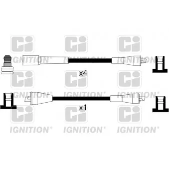 QUINTON HAZELL XC931 - Kit de câbles d'allumage