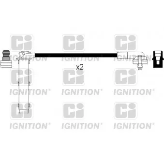 QUINTON HAZELL XC936 - Kit de câbles d'allumage