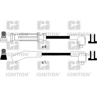 QUINTON HAZELL XC940 - Kit de câbles d'allumage