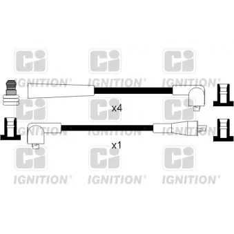 Kit de câbles d'allumage QUINTON HAZELL XC946