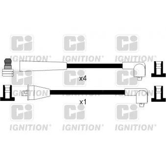 QUINTON HAZELL XC949 - Kit de câbles d'allumage