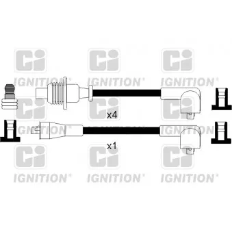 Kit de câbles d'allumage QUINTON HAZELL XC954