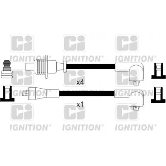 QUINTON HAZELL XC954 - Kit de câbles d'allumage
