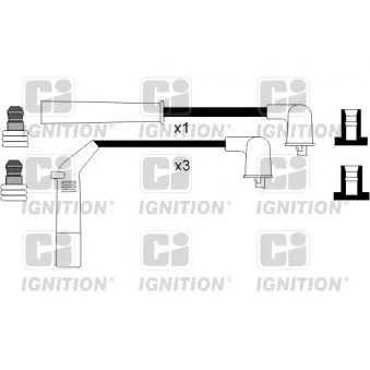 QUINTON HAZELL XC957 - Kit de câbles d'allumage