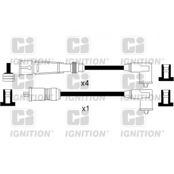 Kit de câbles d'allumage QUINTON HAZELL XC963