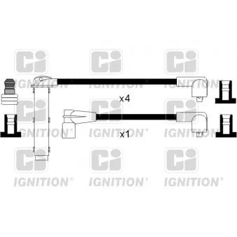 QUINTON HAZELL XC972 - Kit de câbles d'allumage