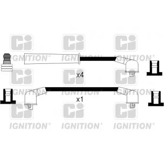 Kit de câbles d'allumage QUINTON HAZELL XC976