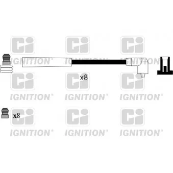 Kit de câbles d'allumage QUINTON HAZELL XC984
