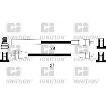 QUINTON HAZELL XC990 - Kit de câbles d'allumage