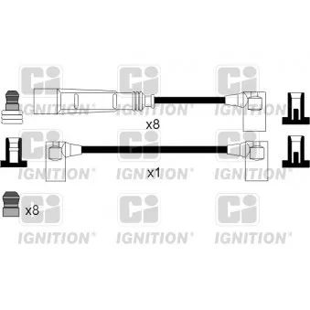QUINTON HAZELL XC991 - Kit de câbles d'allumage