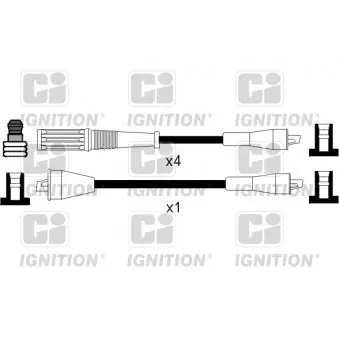 QUINTON HAZELL XC992 - Kit de câbles d'allumage