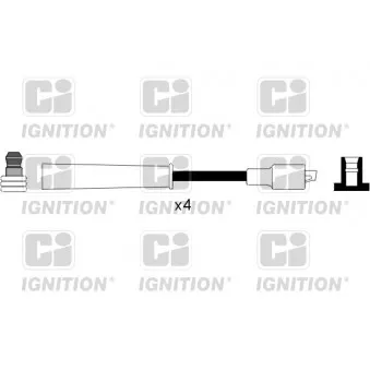 QUINTON HAZELL XC994 - Kit de câbles d'allumage