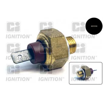 Contact thermique, voyant avertisseur de l'agent réfrigérant QUINTON HAZELL XTS25 pour VOLKSWAGEN GOLF 1.0 - 45cv