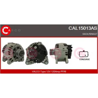Alternateur CASCO OEM 231008918R