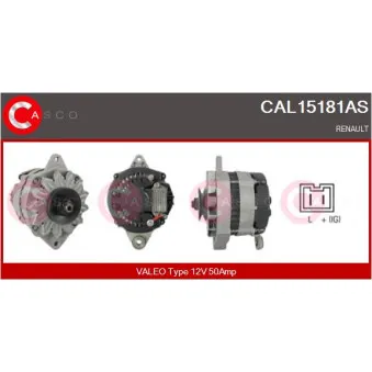 Alternateur CASCO OEM 7701499236
