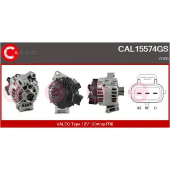 Alternateur CASCO [CAL15574GS]