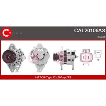 Alternateur CASCO OEM LR160728E