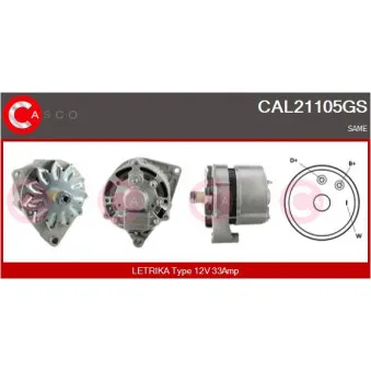 CASCO CAL21105GS - Alternateur