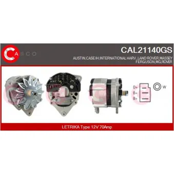 Alternateur CASCO OEM 2871A148
