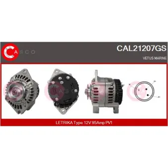 Alternateur CASCO [CAL21207GS]