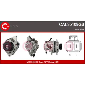 Alternateur CASCO [CAL35109GS]