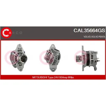 CASCO CAL35664GS - Alternateur