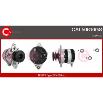 Alternateur CASCO [CAL50610GS]