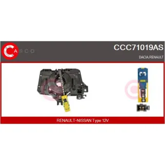 Ressort tournant, Airbag CASCO OEM 6001551352