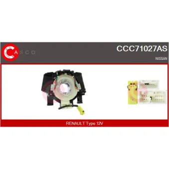 CASCO CCC71027AS - Ressort tournant, Airbag