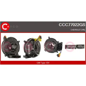 CASCO CCC77022GS - Ressort tournant, Airbag