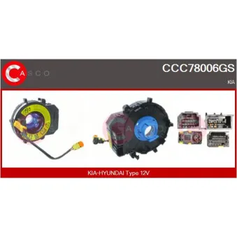 Ressort tournant, Airbag CASCO OEM 934901W110