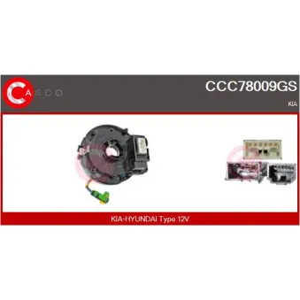 Ressort tournant, Airbag CASCO [CCC78009GS]