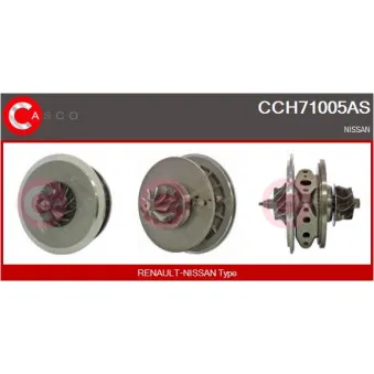 CASCO CCH71005AS - Carter central, compresseur